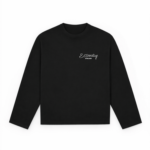 101002 ZWART/WIT LONGSLEEVE