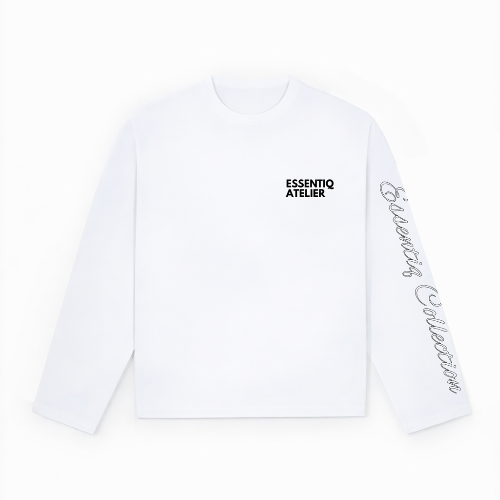 102001 WIT/ZWART LONGSLEEVE