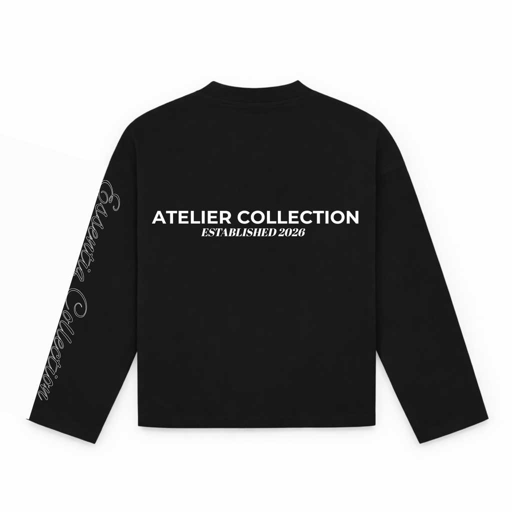 102002 ZWART/WIT LONGSLEEVE