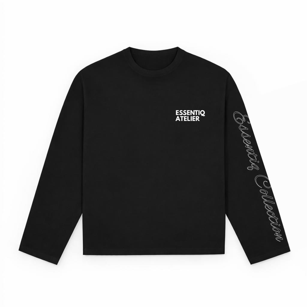 102002 ZWART/WIT LONGSLEEVE