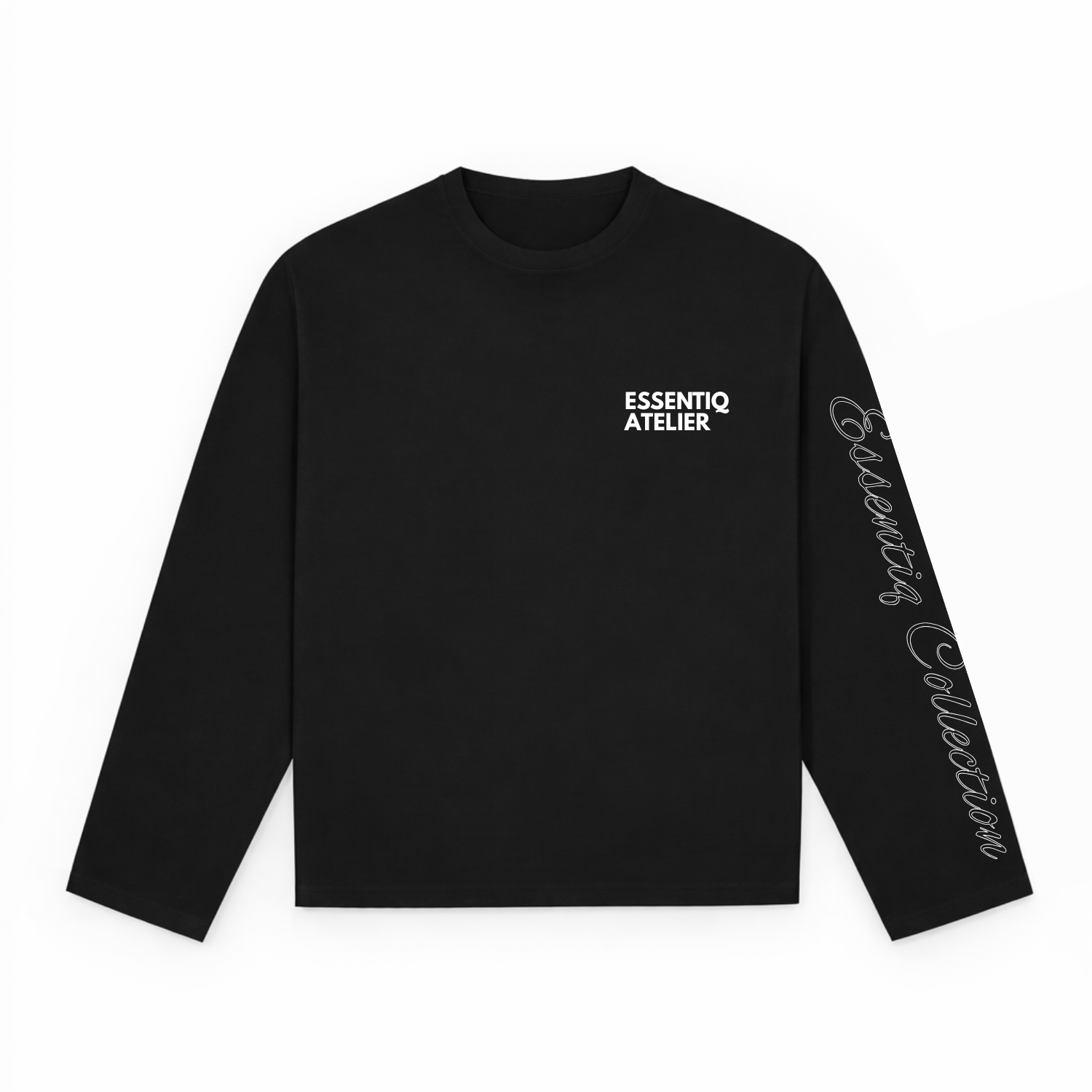 102002 ZWART/WIT LONGSLEEVE