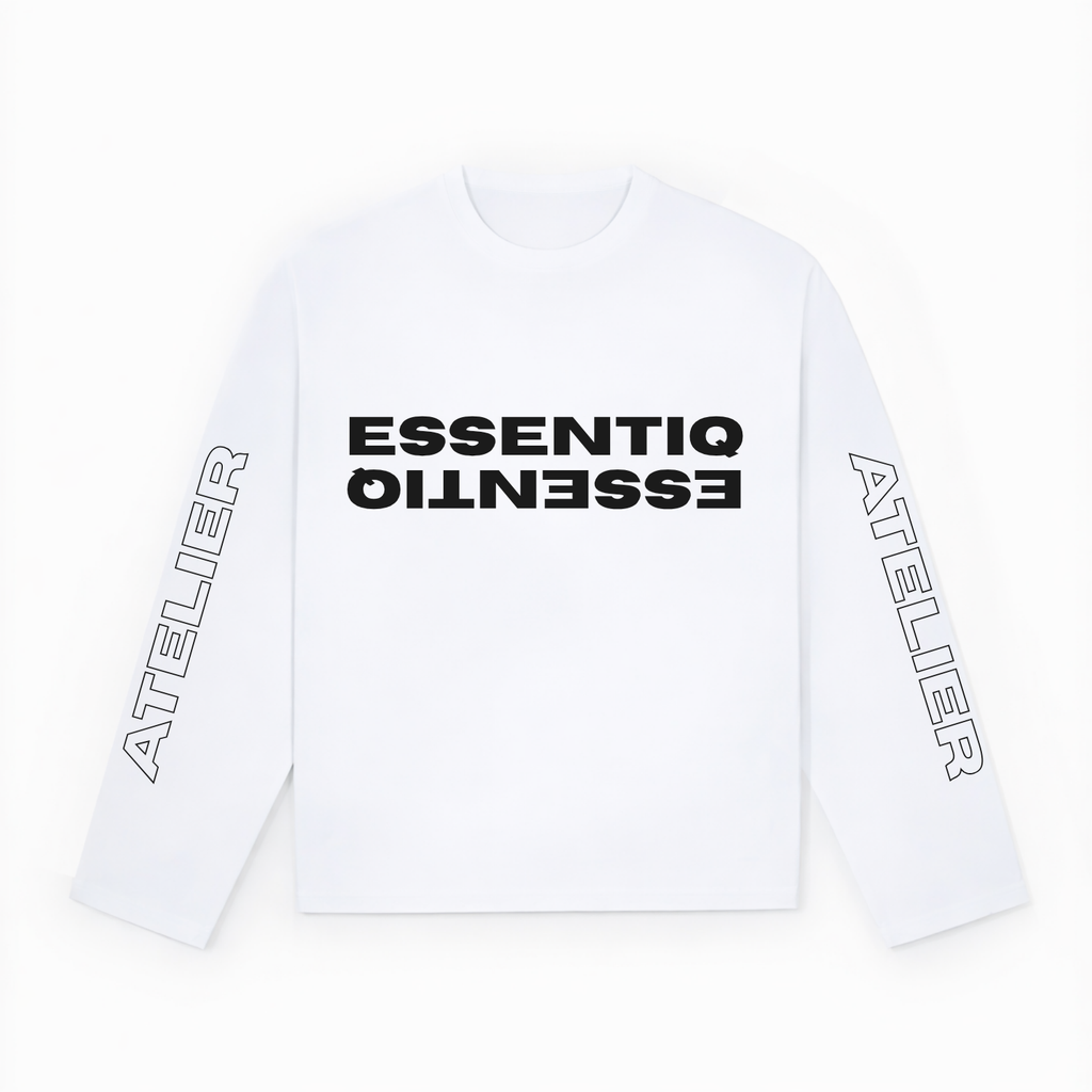 102003 WIT/ZWART LONGSLEEVE