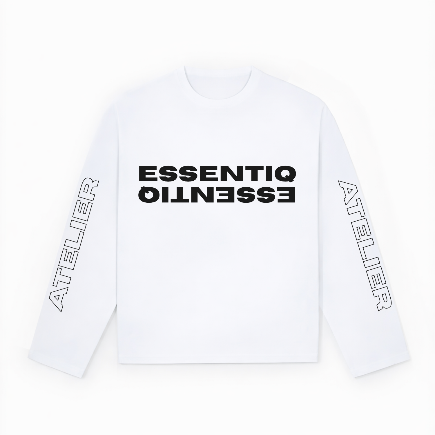 102003 WIT/ZWART LONGSLEEVE
