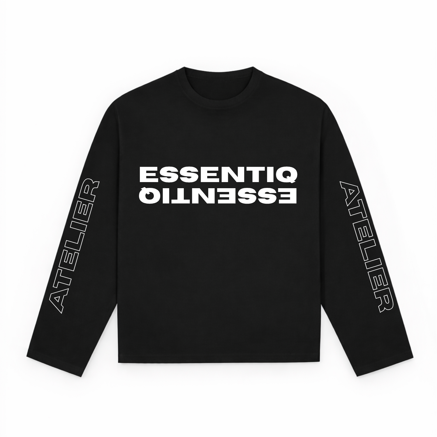 102004 ZWART/WIT LONGSLEEVE