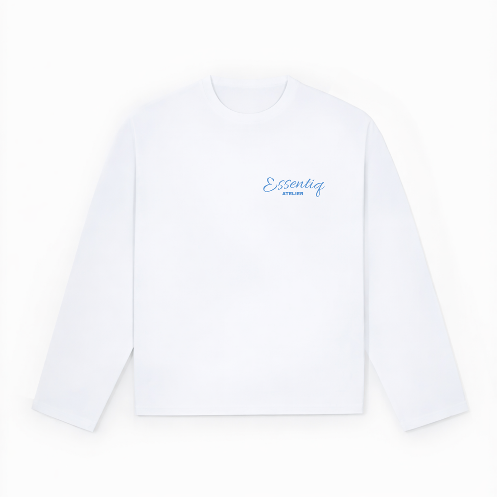 103005 WIT/BLAUW LONGSLEEVE