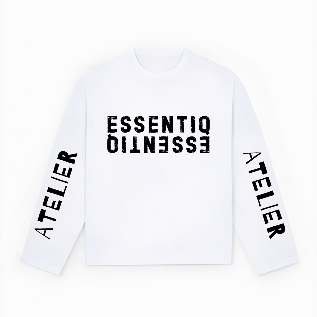 103003 WIT/ZWART LONGSLEEVE