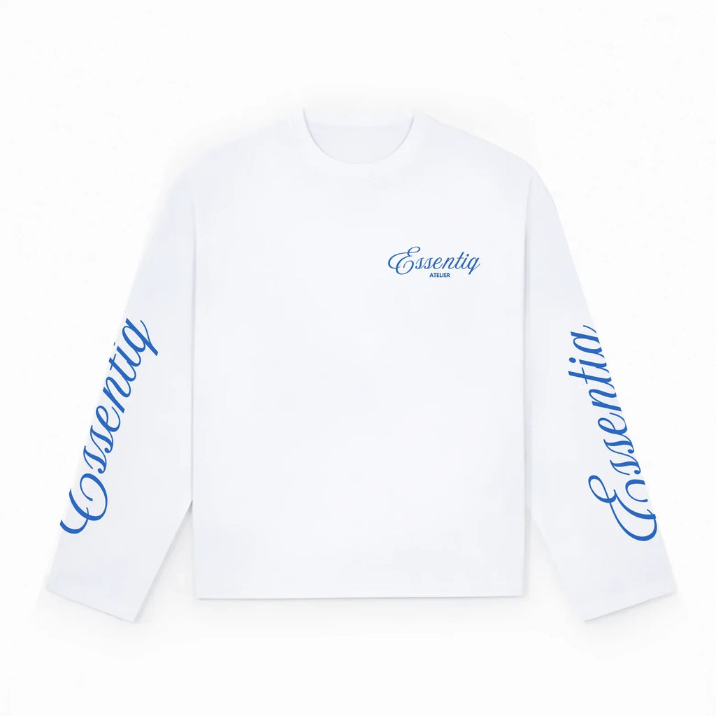 103007 WIT/BLAUW LONGSLEEVE