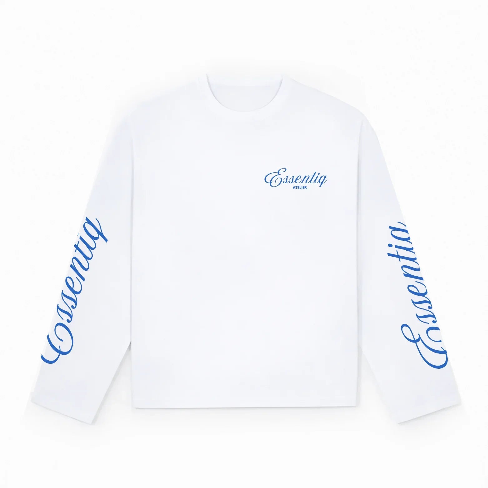 103007 WIT/BLAUW LONGSLEEVE
