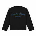 103006 ZWART/BLAUW LONGSLEEVE