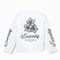 104001 WIT/ZWART LONGSLEEVE