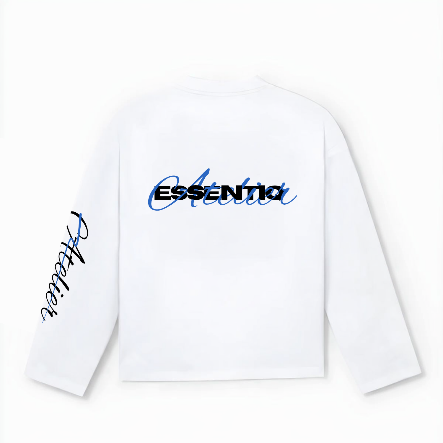 104002 WIT/BLAUW LONGSLEEVE
