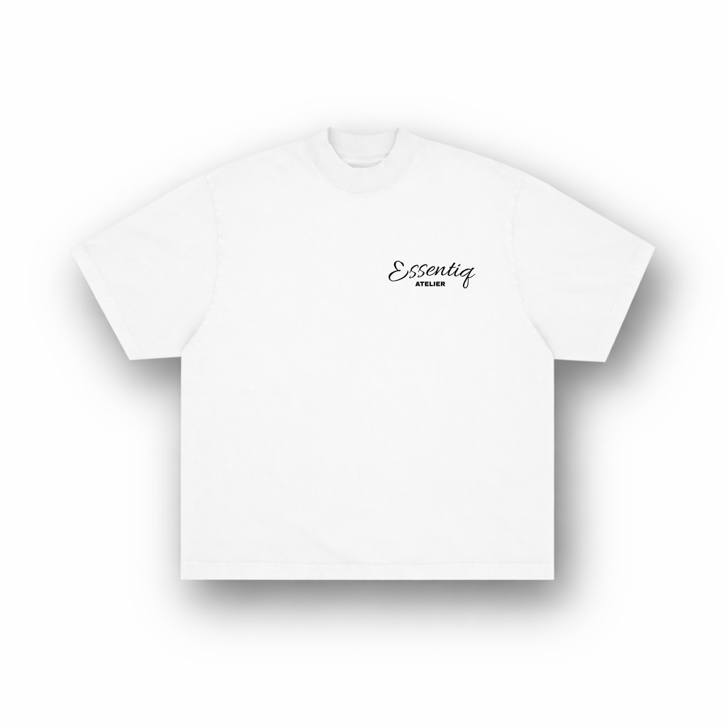 202008 WIT/ZWART T-SHIRT