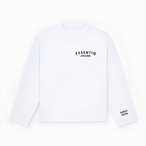 101005 WIT/ZWART LONGSLEEVE