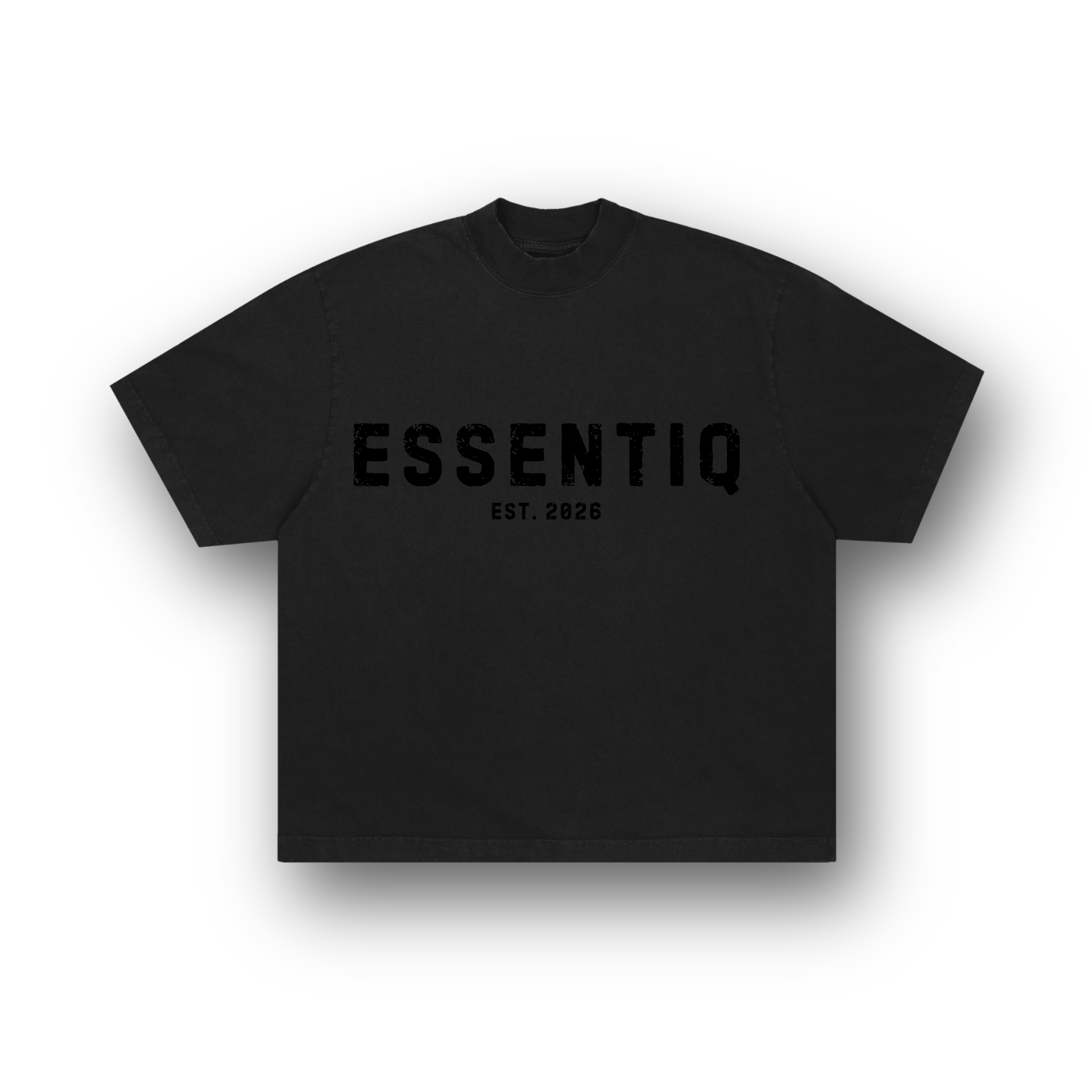 202009 ZWART/ZWART T-SHIRT