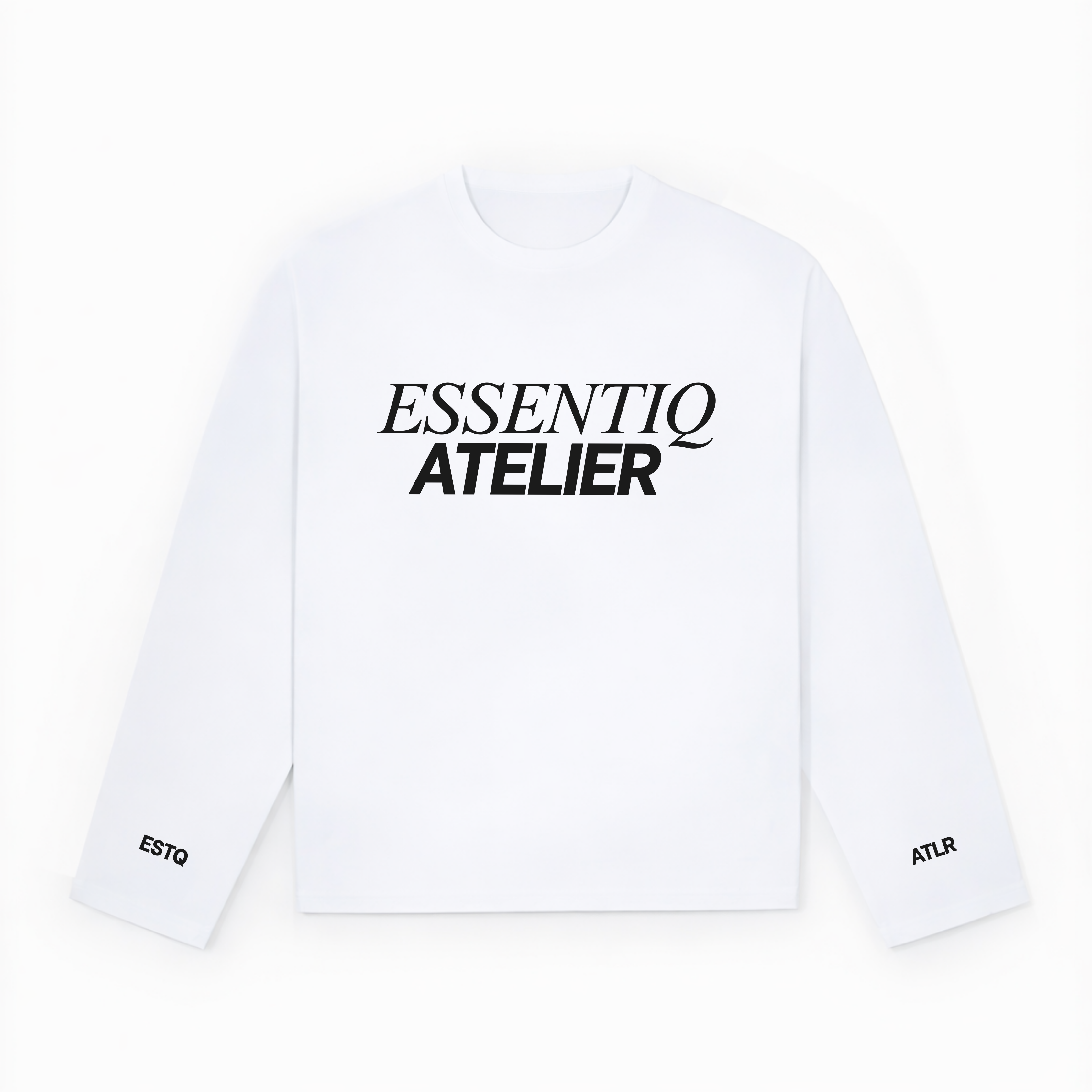 101003 WIT/ZWART LONGSLEEVE