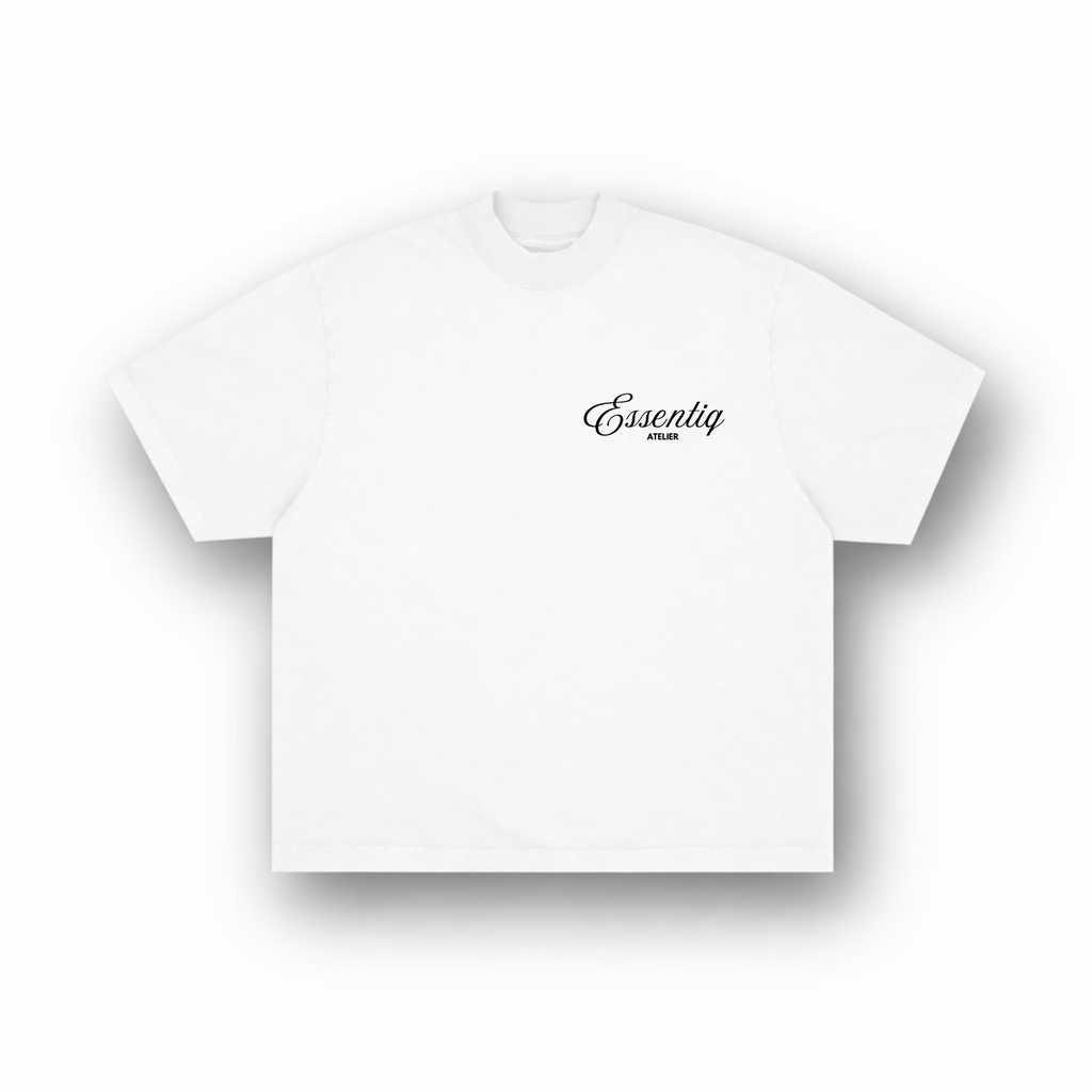 204001 WIT/ZWART T-SHIRT