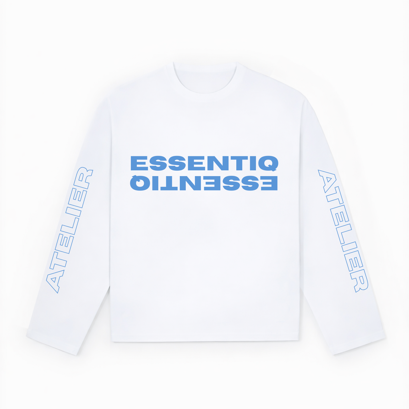 101007 WIT/BLAUW LONGSLEEVE