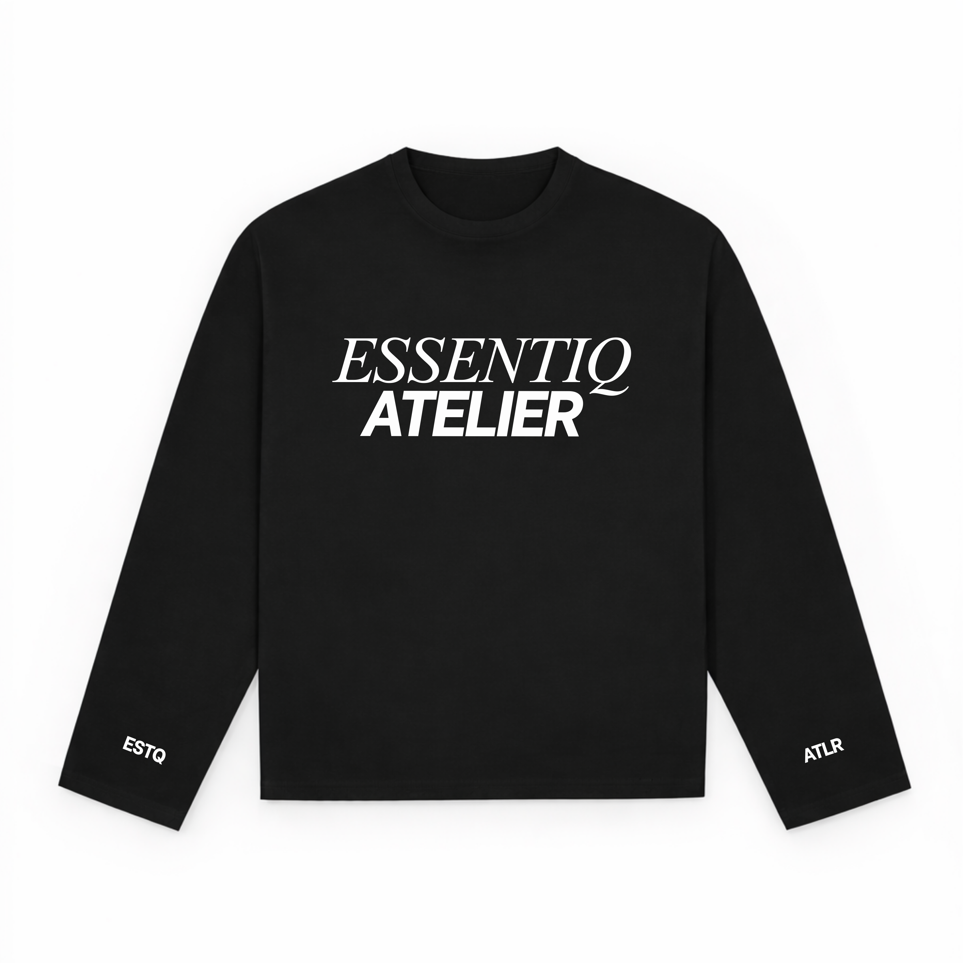 101004 ZWART/WIT LONGSLEEVE