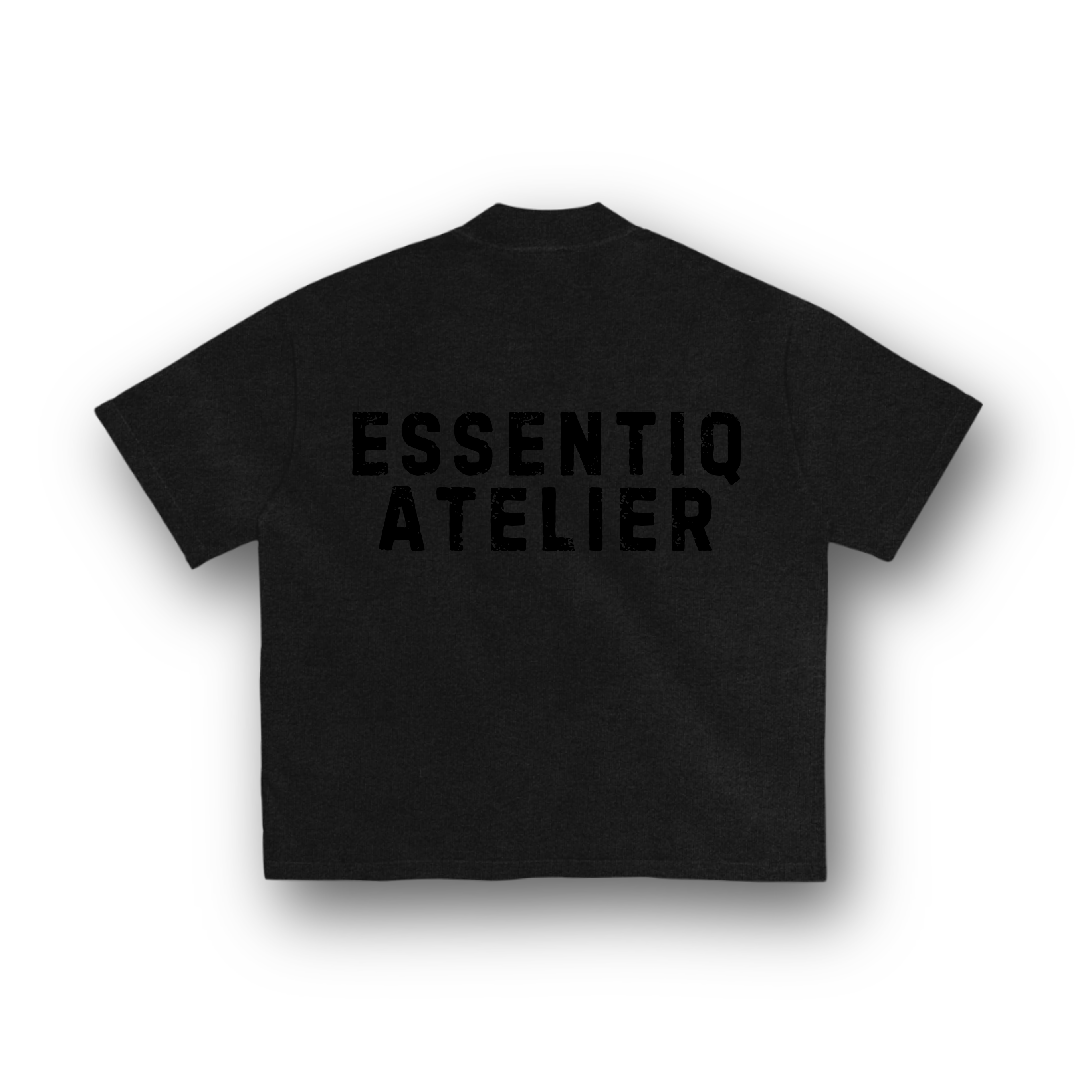 202009 ZWART/ZWART T-SHIRT