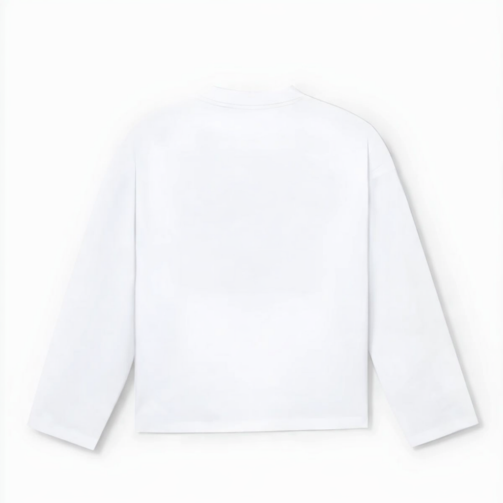 101003 WIT/ZWART LONGSLEEVE