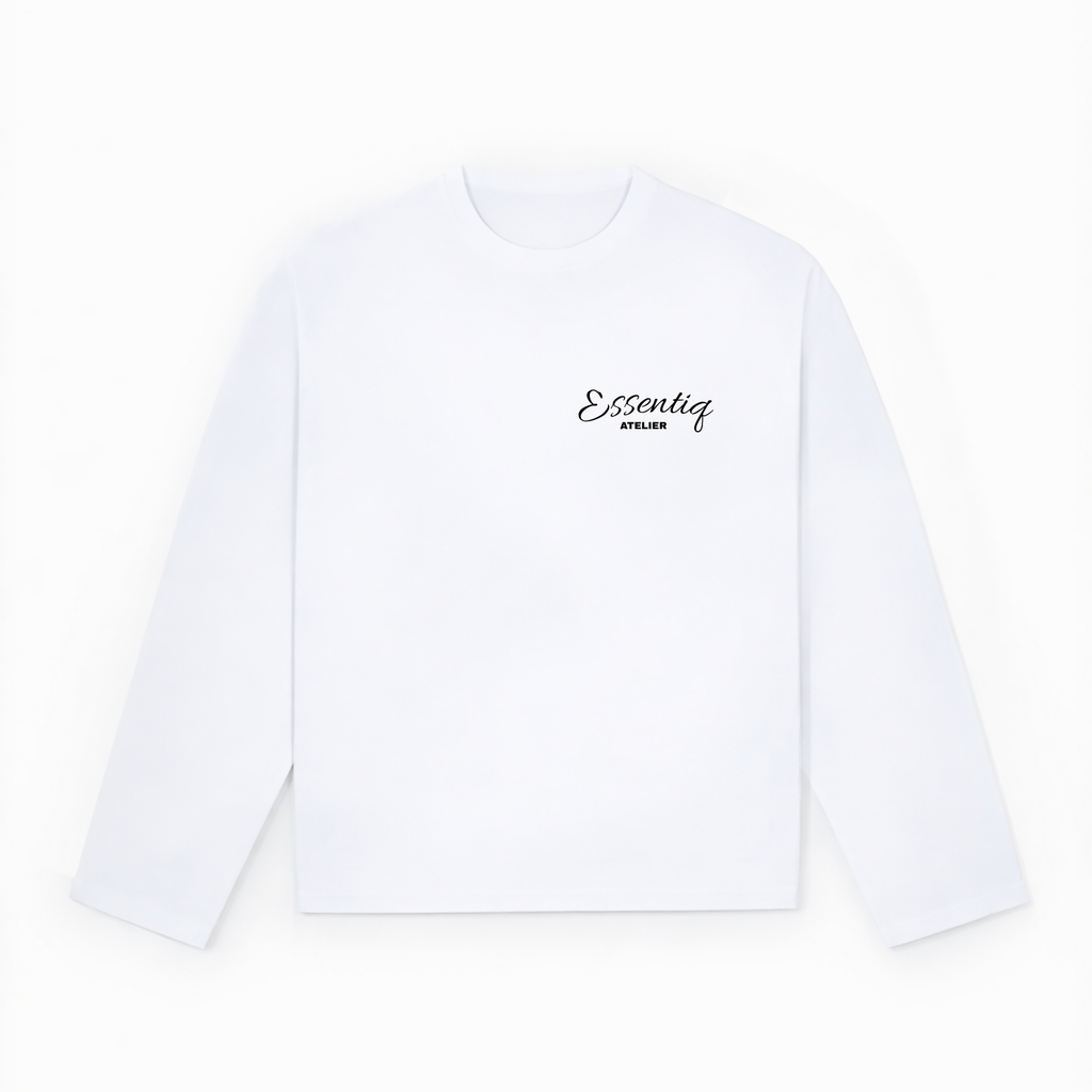 101001 WIT/ZWART LONGSLEEVE