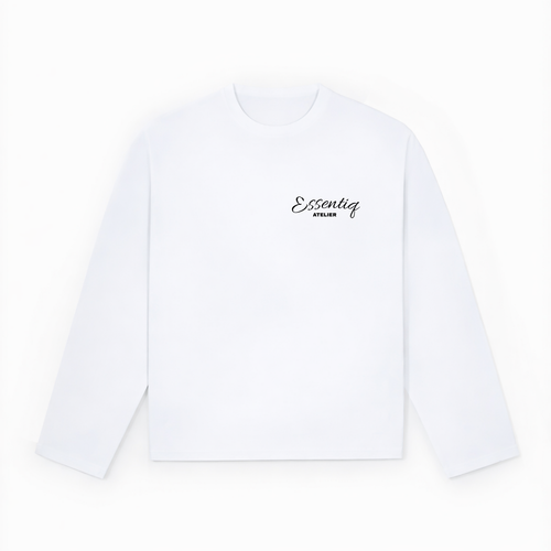 101001 WIT/ZWART LONGSLEEVE