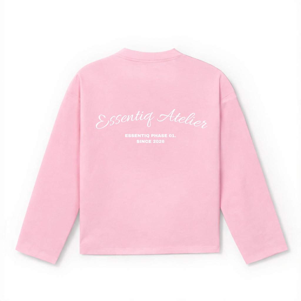 301001 ROZE/WIT LONGSLEEVE