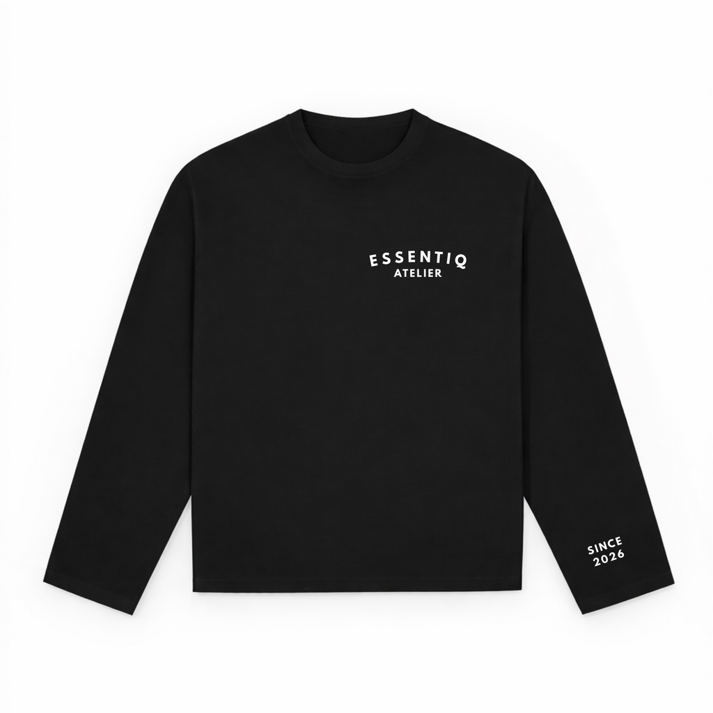 101006 ZWART/WIT LONGSLEEVE