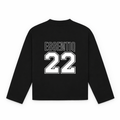 101006 ZWART/WIT LONGSLEEVE