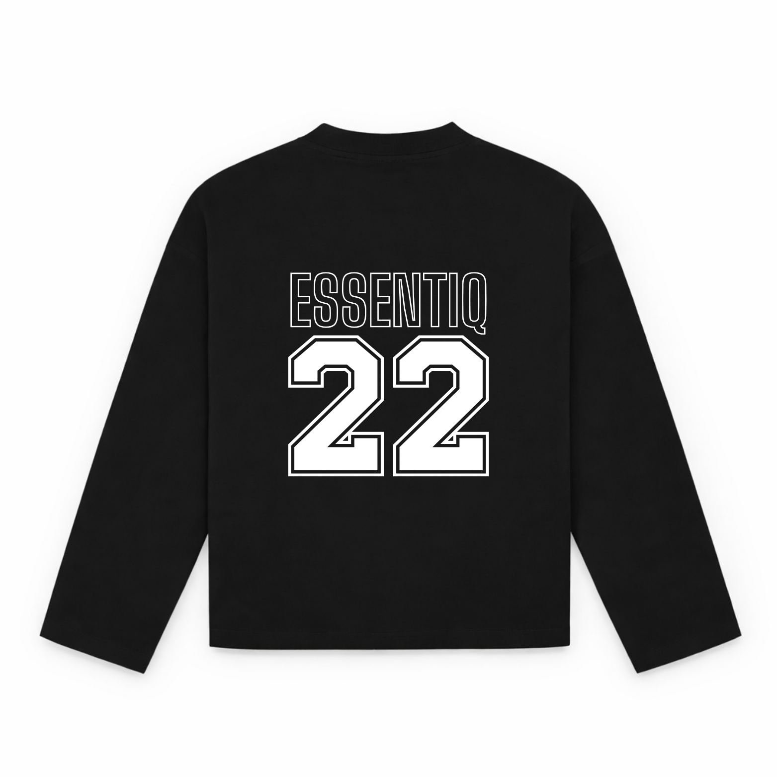 101006 ZWART/WIT LONGSLEEVE
