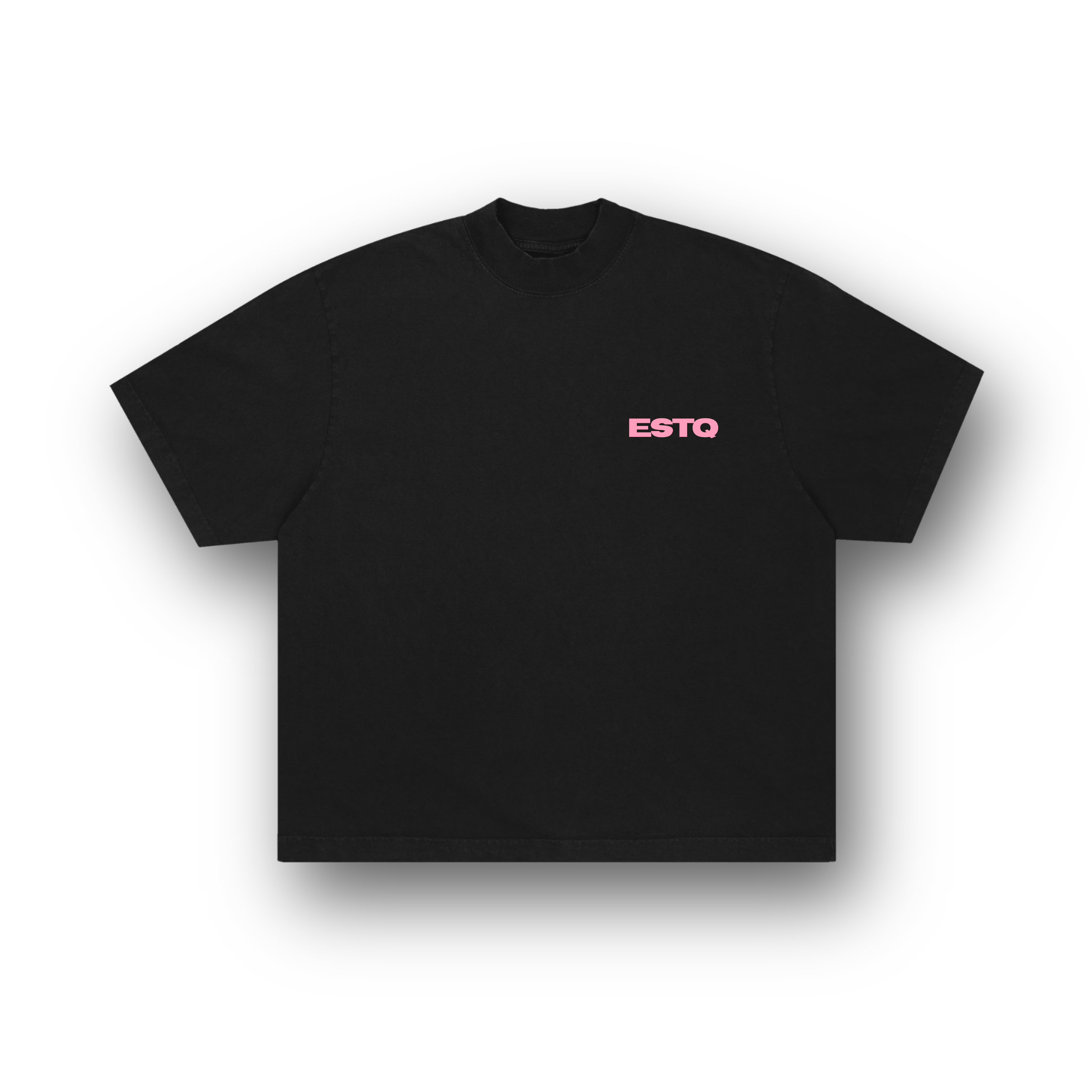 202005 ZWART/ROZE T-SHIRT