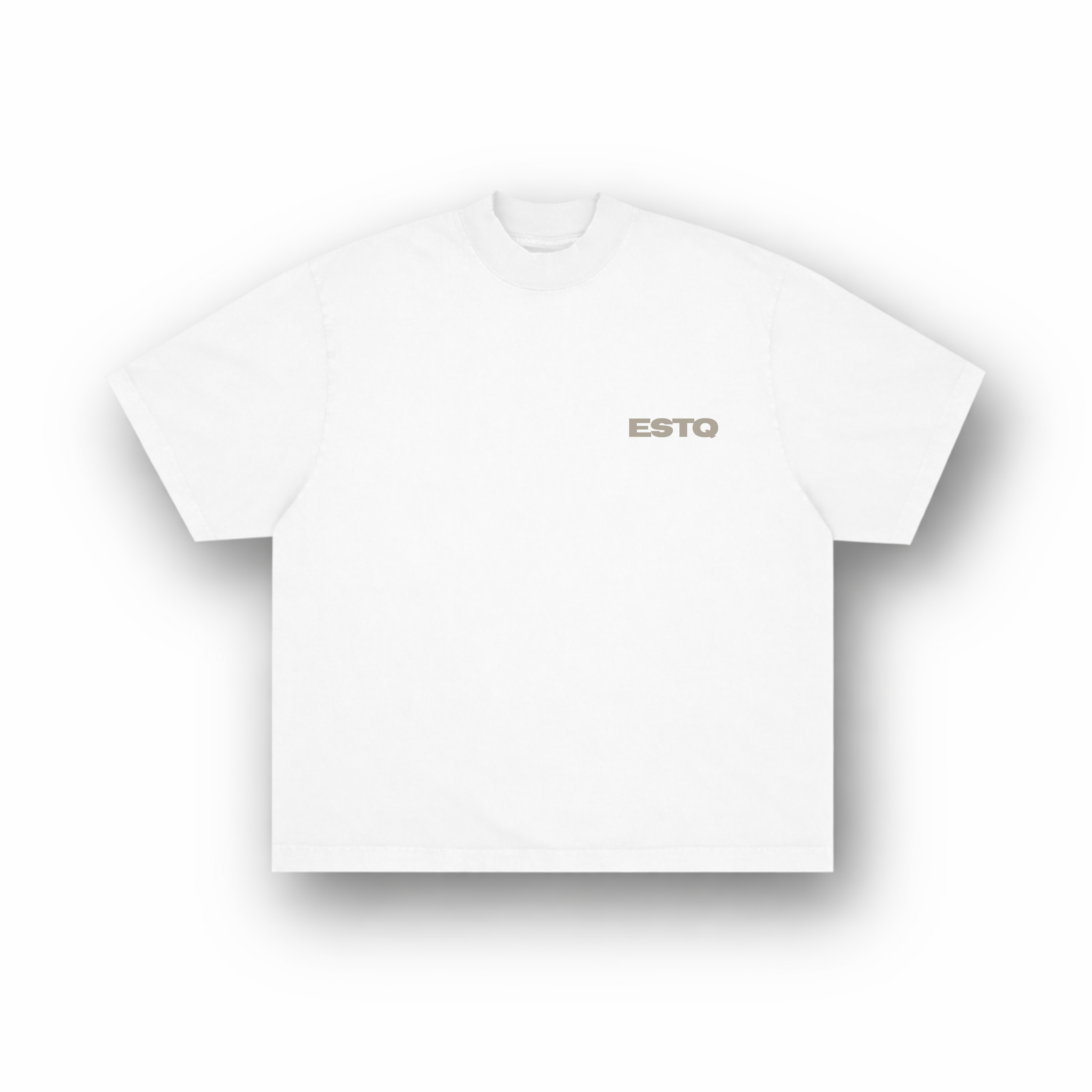 202004 WIT/BEIGE T-SHIRT